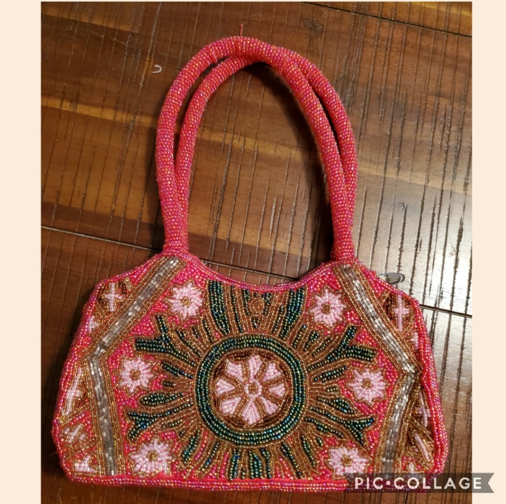 Beaded handbag